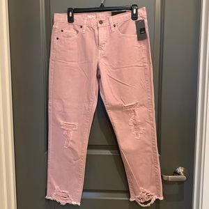 Mossimo Pink Denim crop jeans NWT
